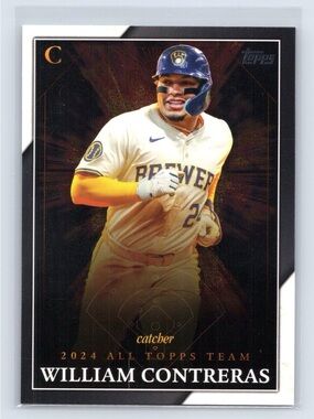 Topps William Contreras Baseball Card - 2024 All Topps Team